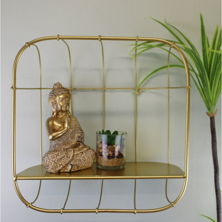 Square metal shelf hotsell